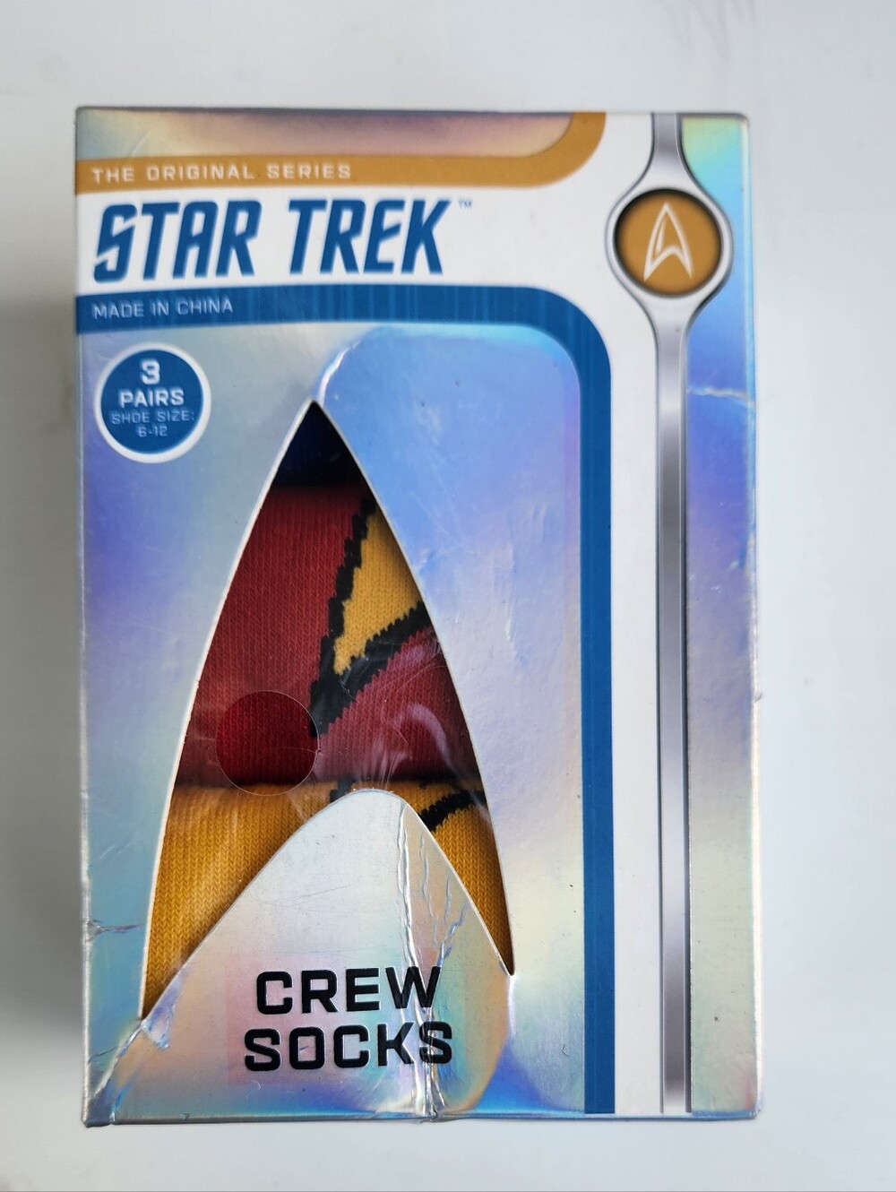 Star Trek Men’s Crew Socks-3Pack